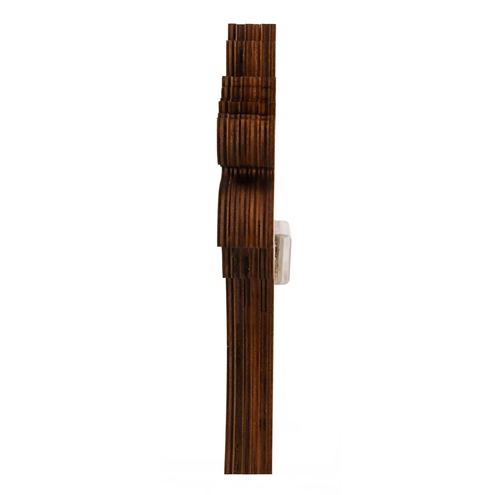 Kurt Adler 12x9.5-Inch Wooden Light-Up Moose Table Piece